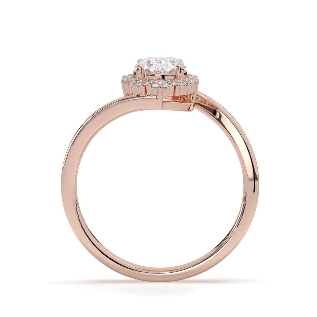 Giorgia  Radiant Oval Halo