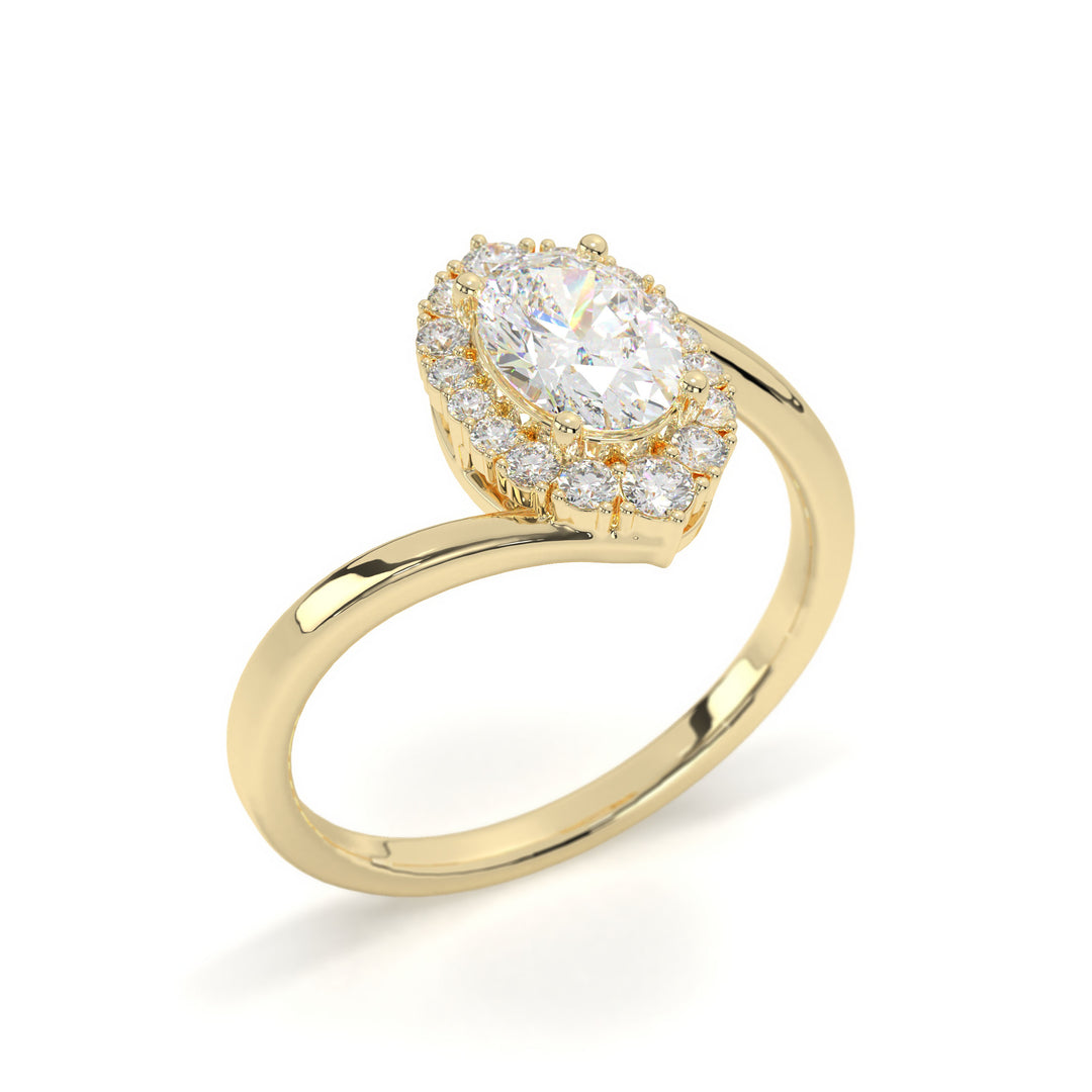Giorgia  Radiant Oval Halo