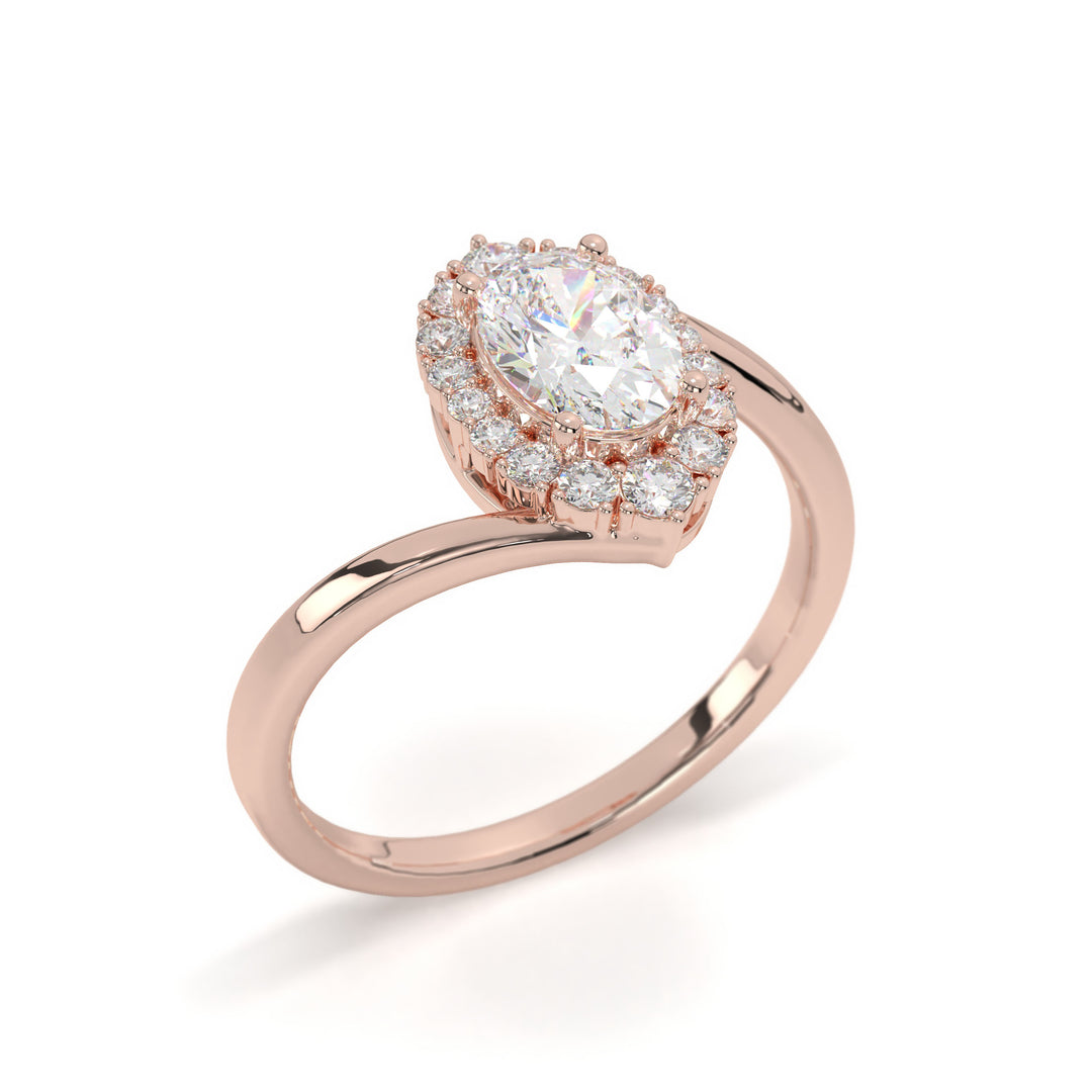 Giorgia  Radiant Oval Halo