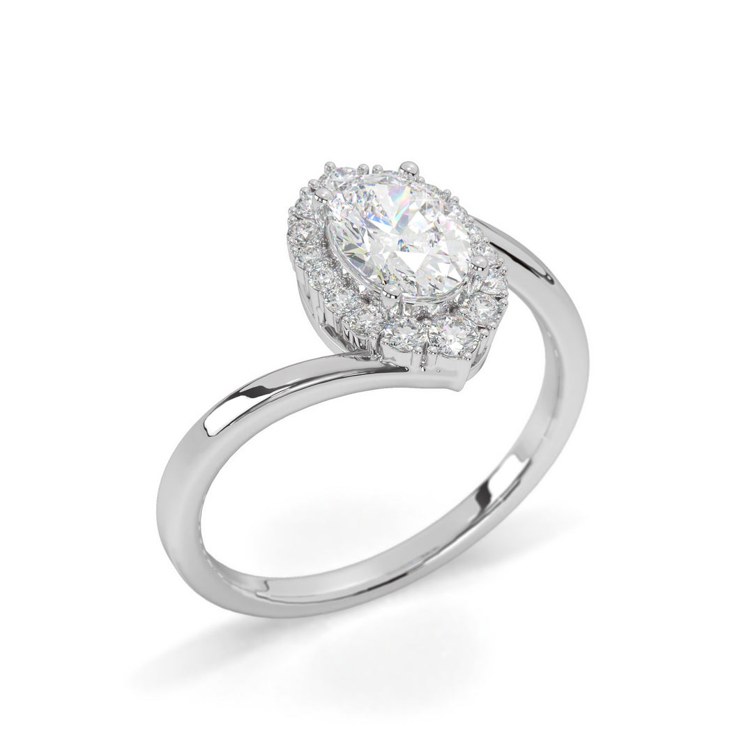 Giorgia  Radiant Oval Halo