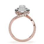 Load image into Gallery viewer, Aurora-Radiant double halo statement ring