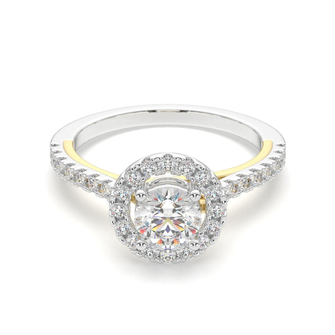 Vivienne-Classic double halo solitaire