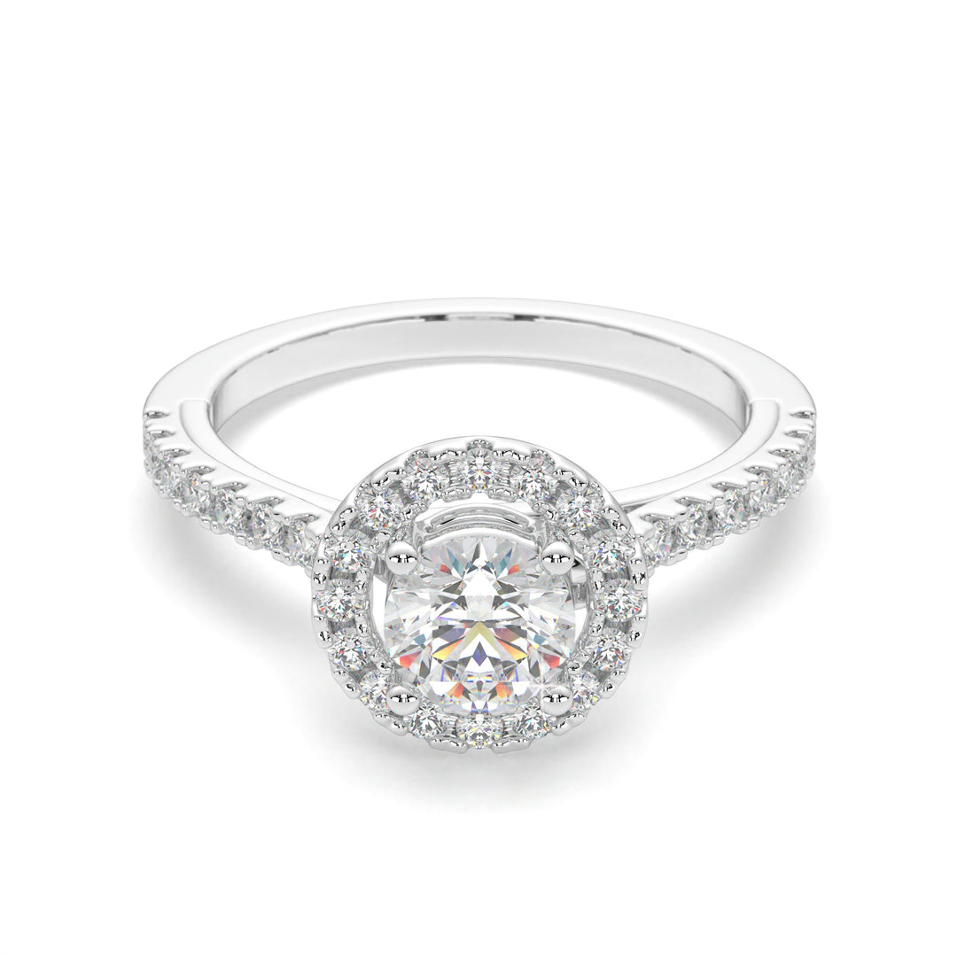 Vivienne-Classic double halo solitaire