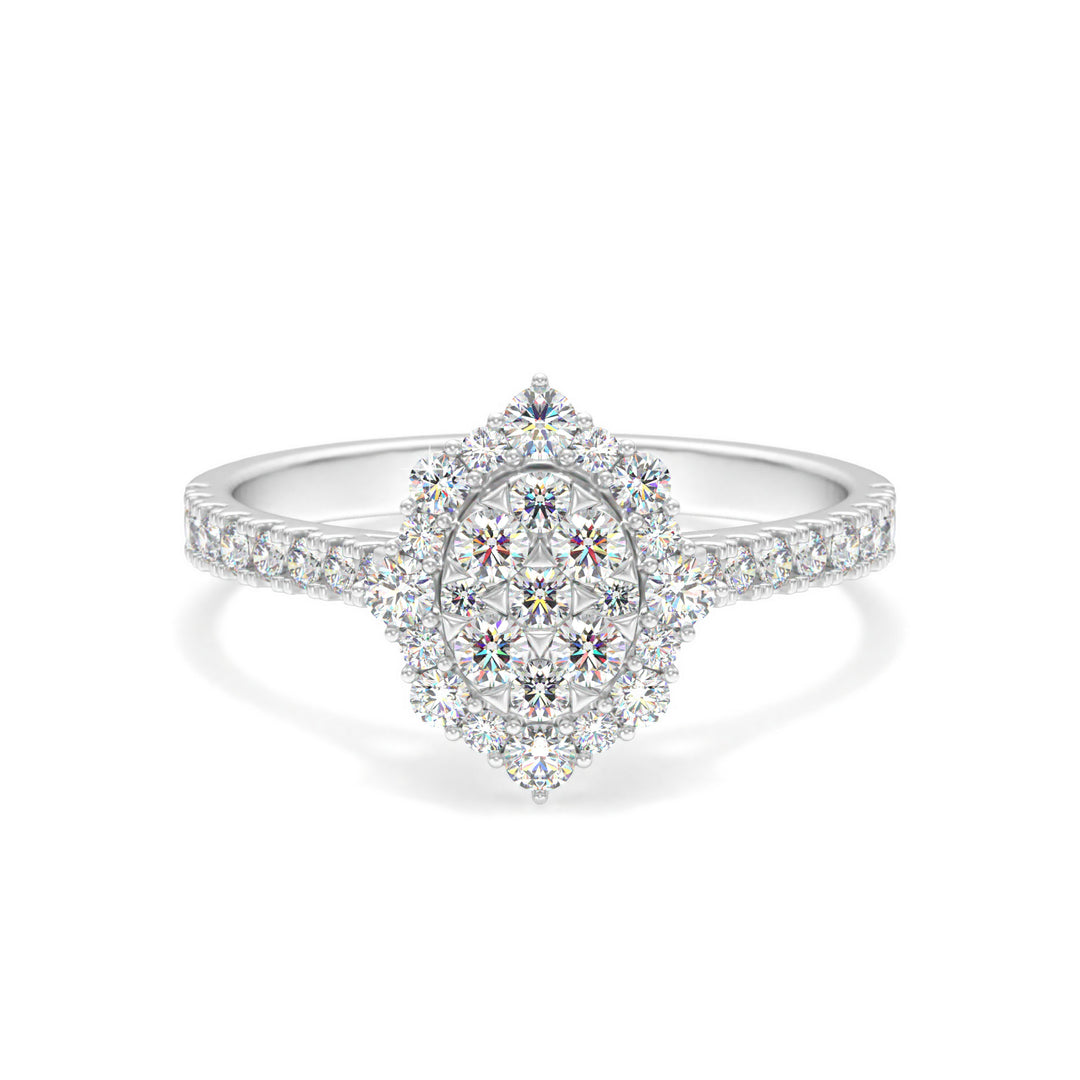 Paola - Luxury Pavé Diamond Ring