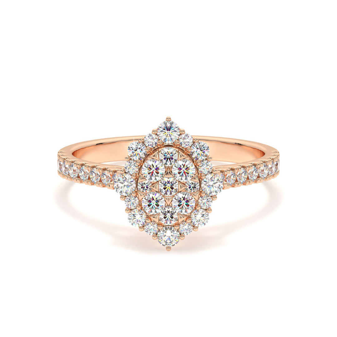 Paola - Luxury Pavé Diamond Ring