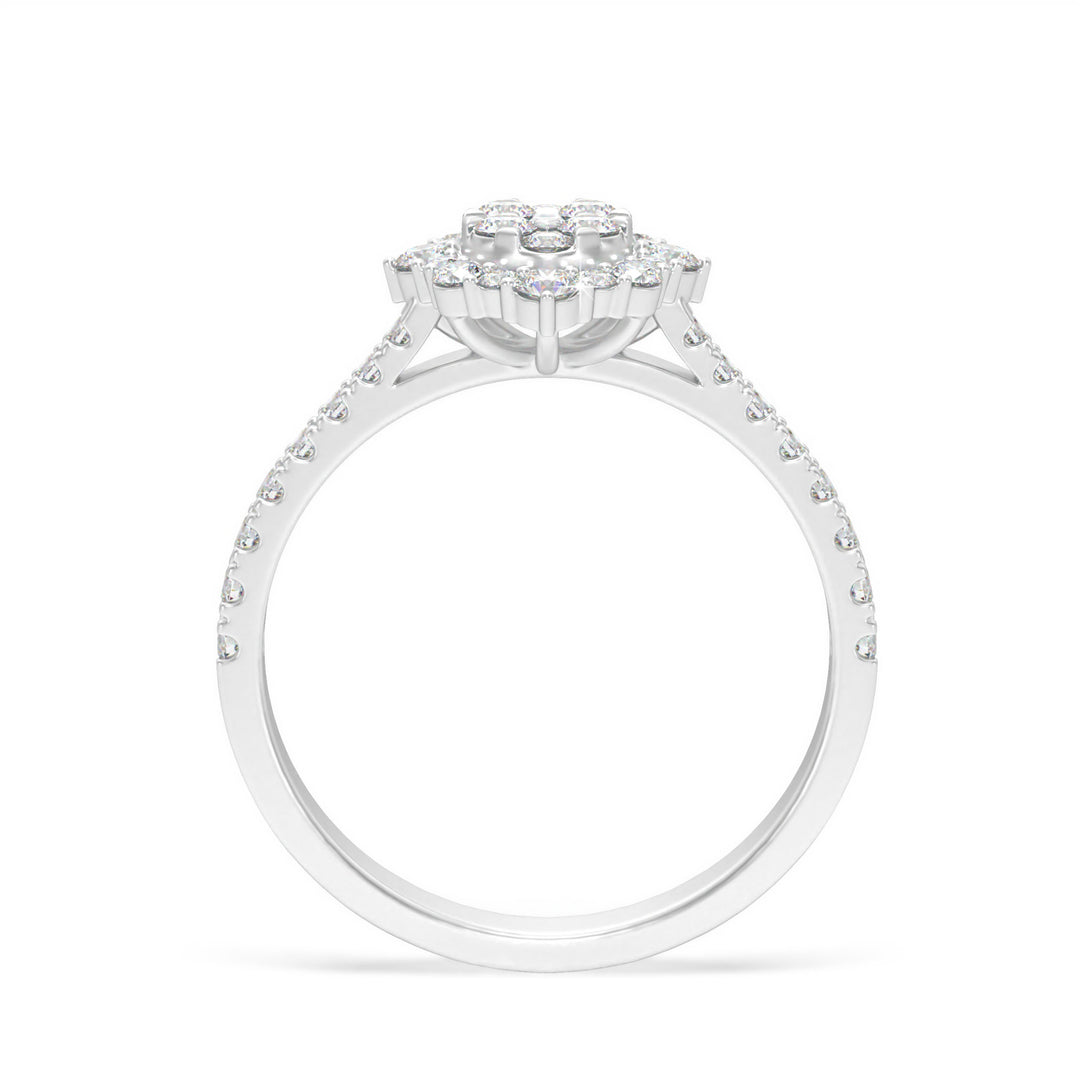 Paola - Luxury Pavé Diamond Ring
