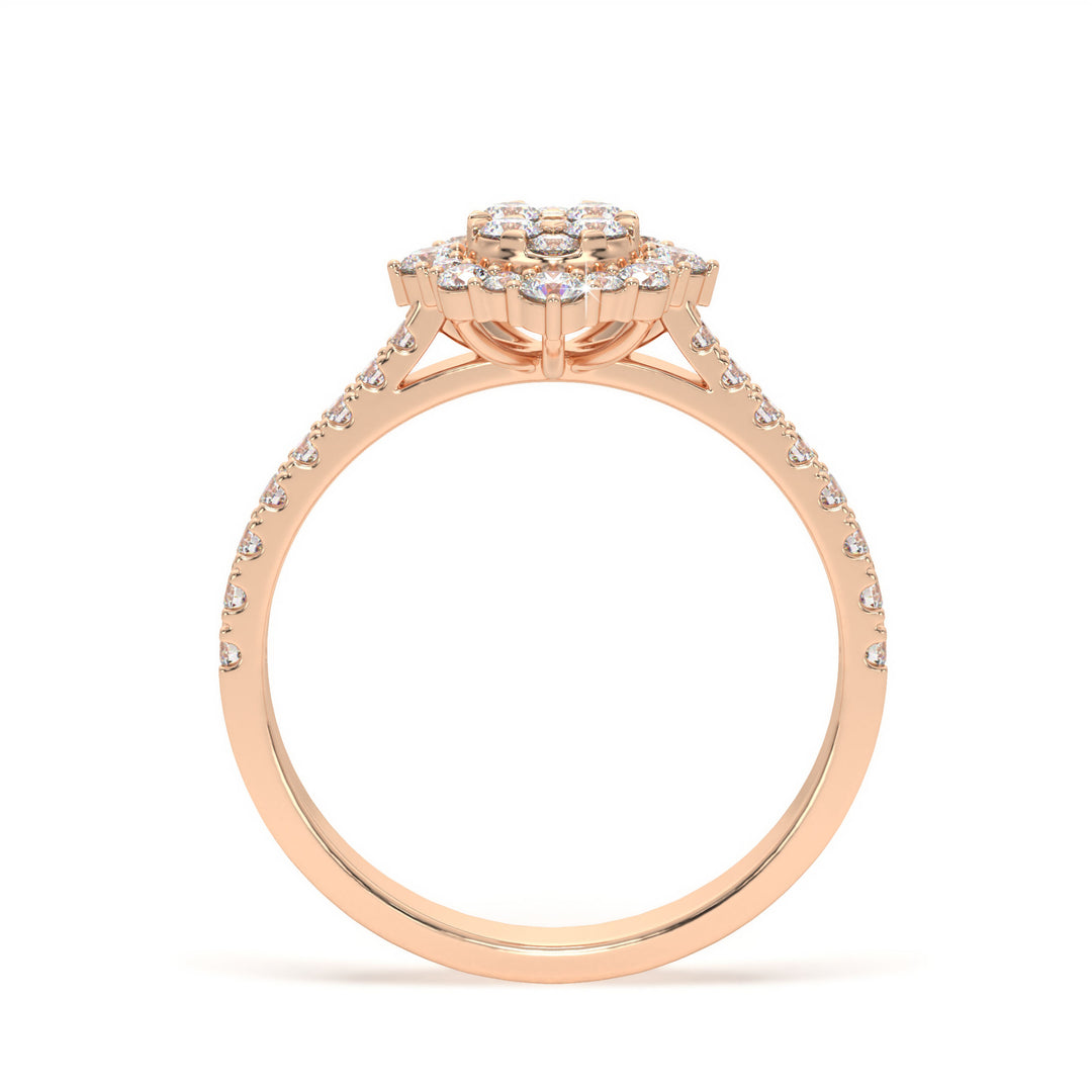 Paola - Luxury Pavé Diamond Ring
