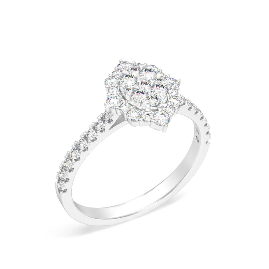 Paola - Luxury Pavé Diamond Ring