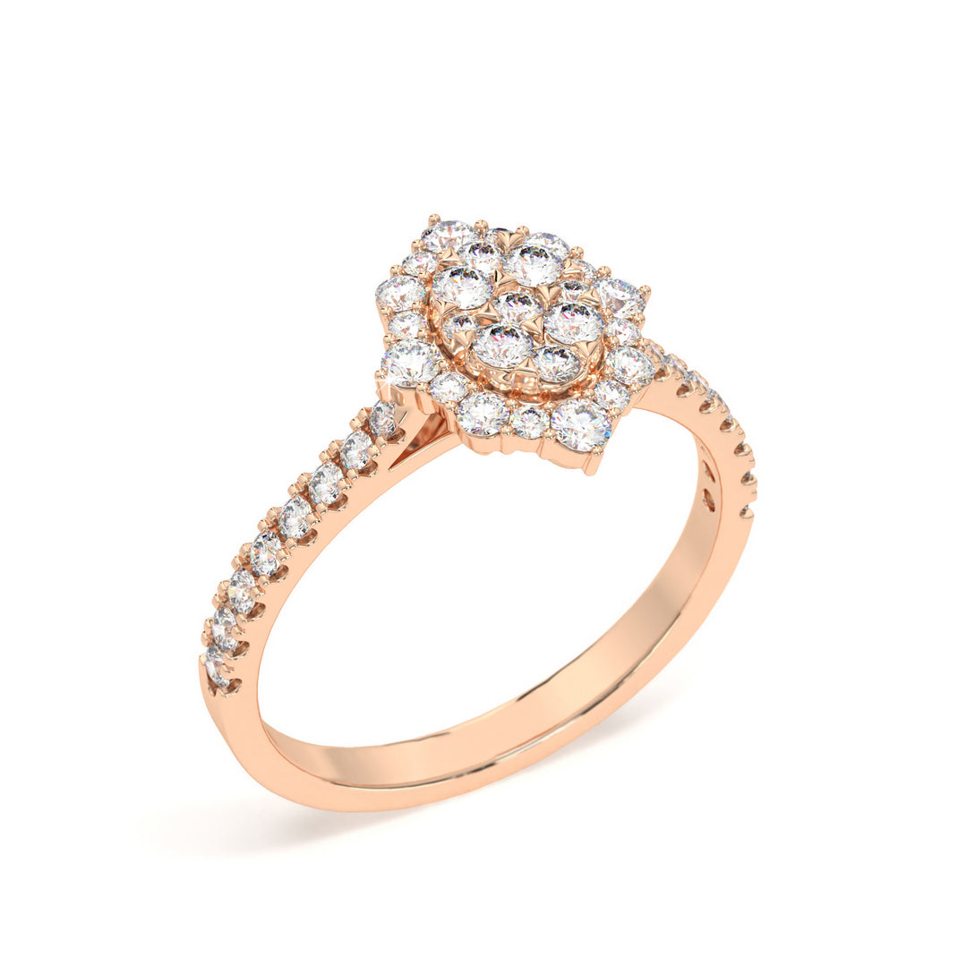 Paola - Luxury Pavé Diamond Ring