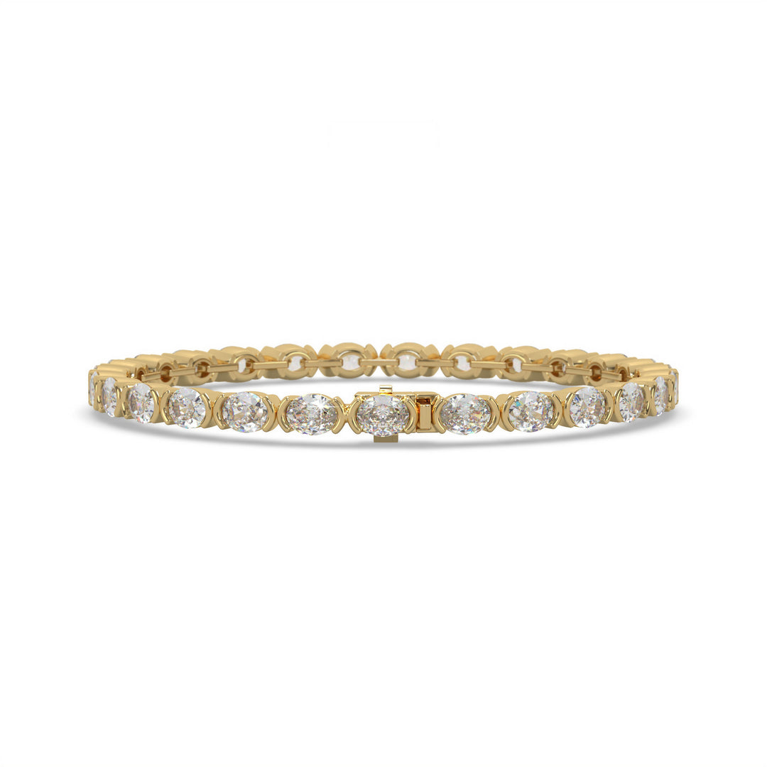Nicoletta <br> Refined Diamond Line Bracelet