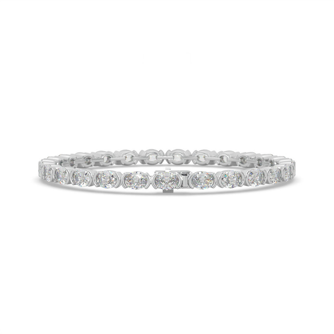 Nicoletta <br> Refined Diamond Line Bracelet