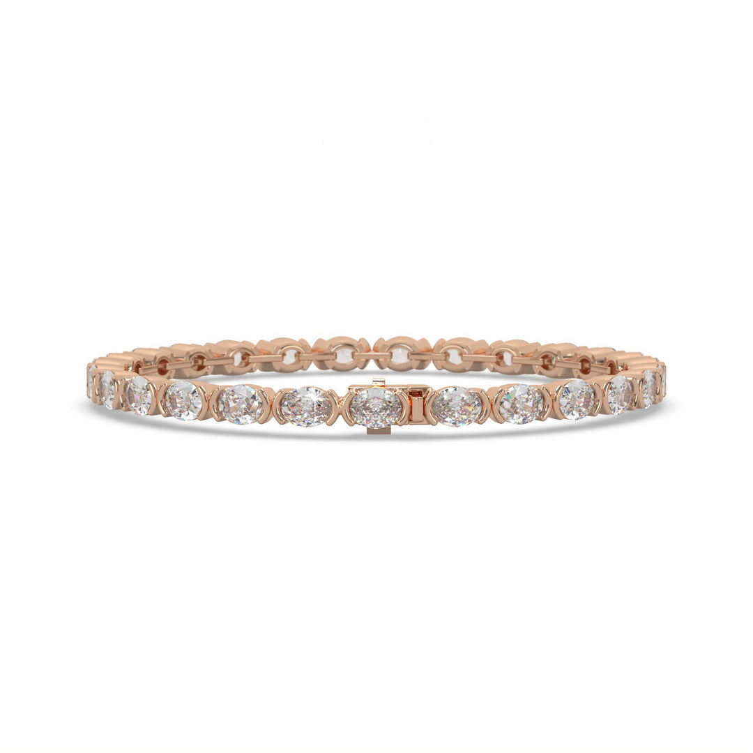 Nicoletta <br> Refined Diamond Line Bracelet