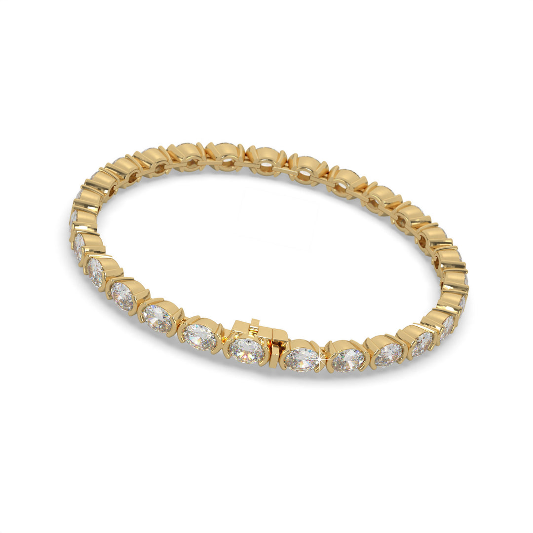 Nicoletta <br> Refined Diamond Line Bracelet