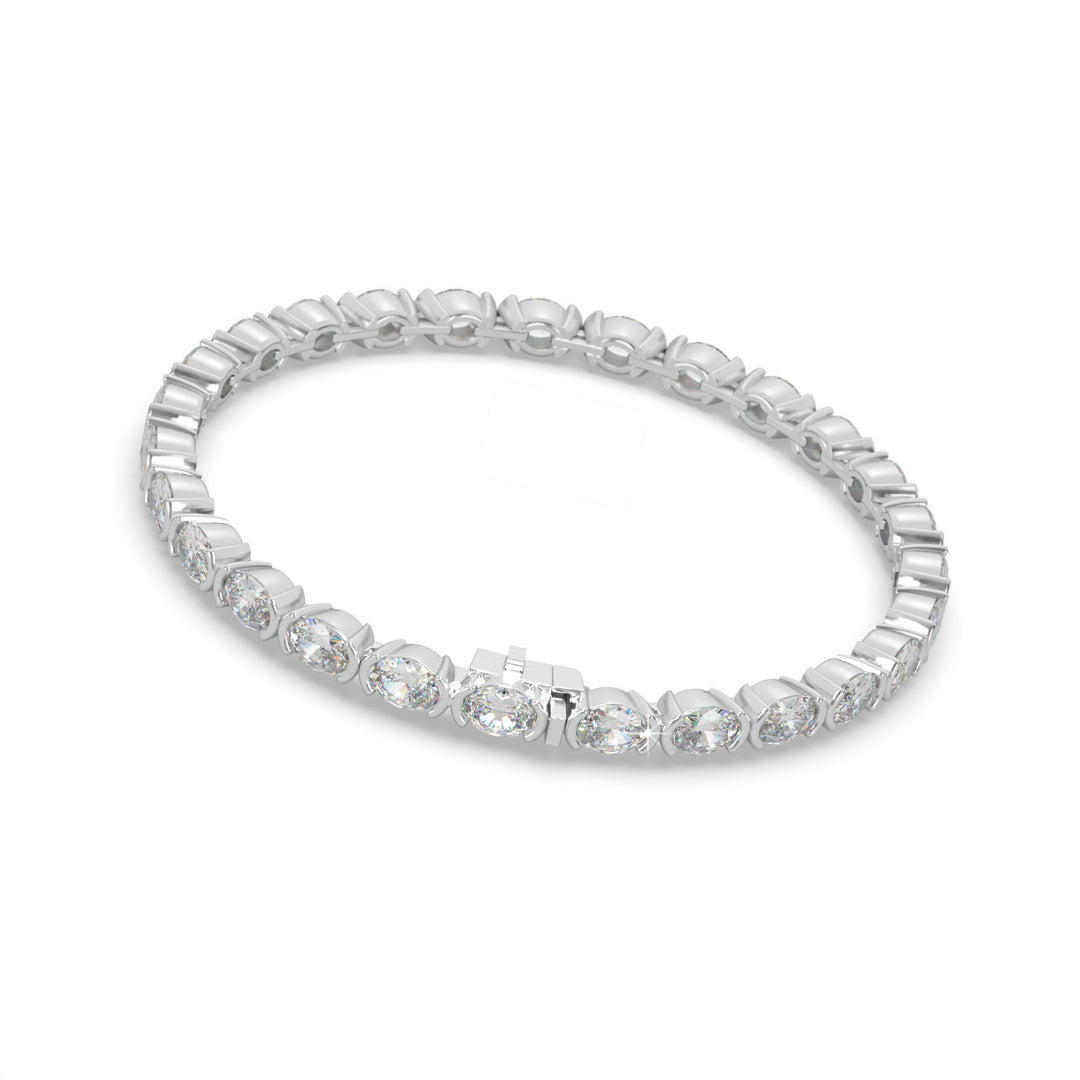 Nicoletta <br> Refined Diamond Line Bracelet