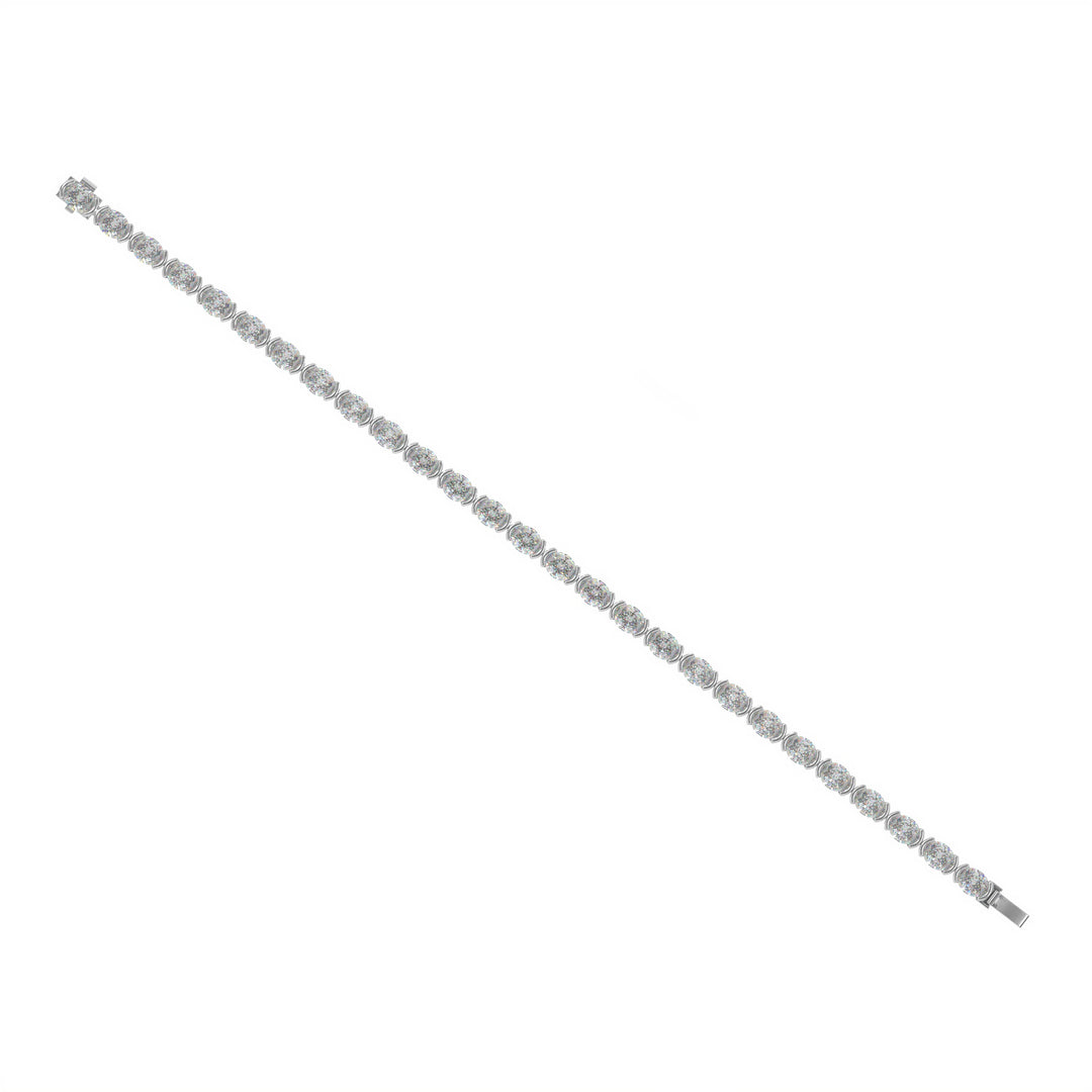 Nicoletta <br> Refined Diamond Line Bracelet