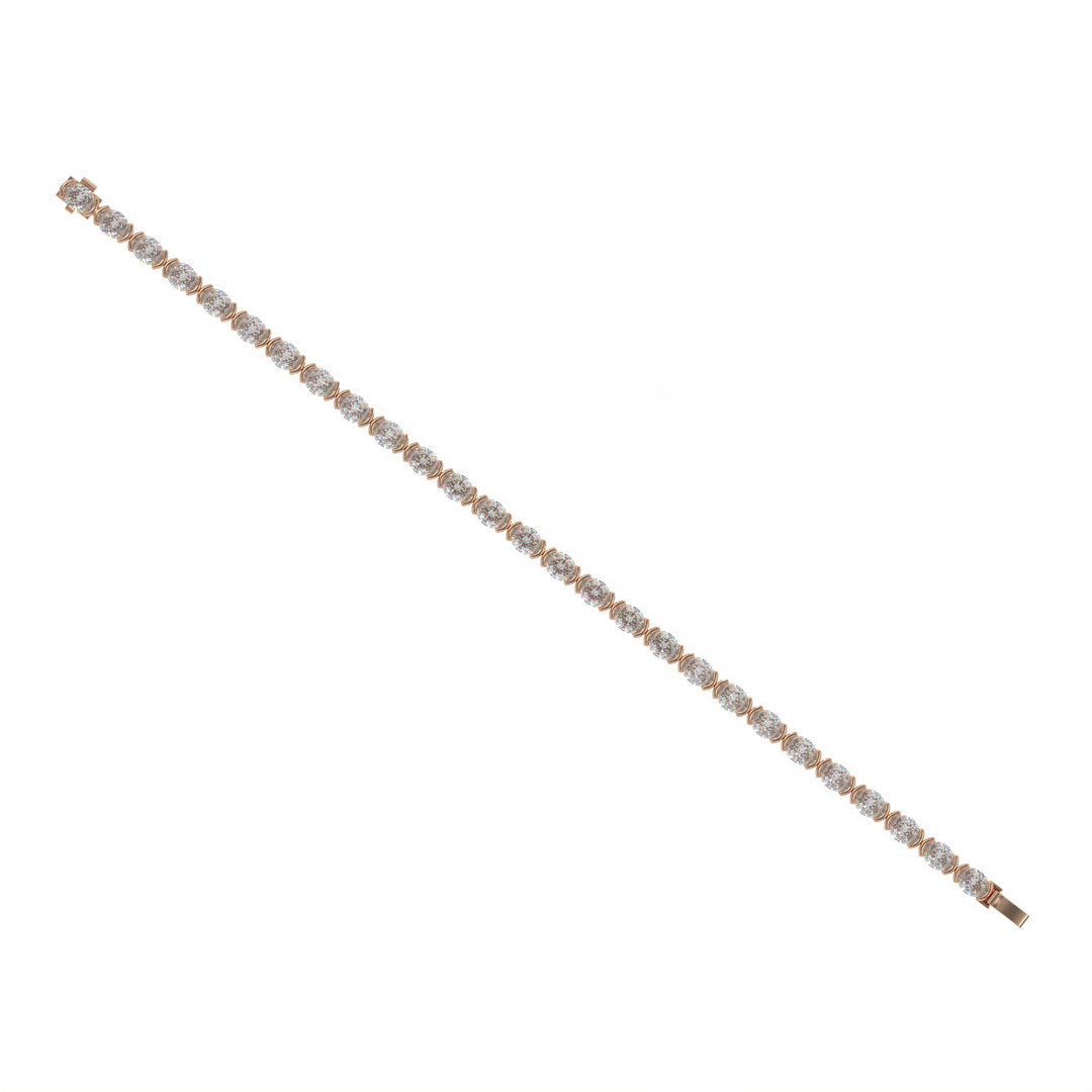 Nicoletta <br> Refined Diamond Line Bracelet