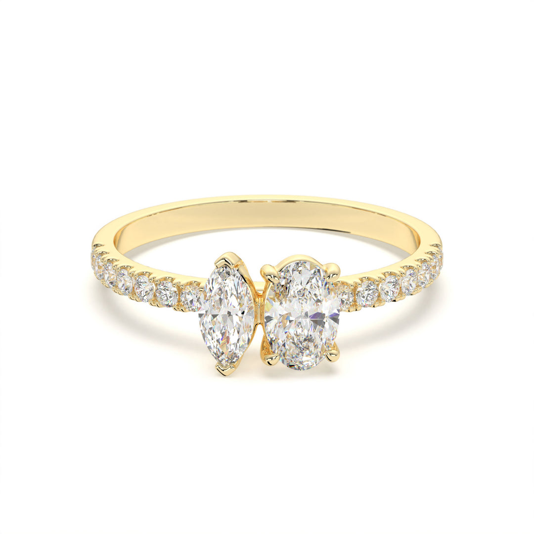 Lisette - Luxurious Dual-stone Ring