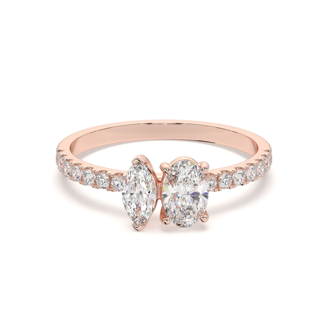 Lisette - Luxurious Dual-stone Ring