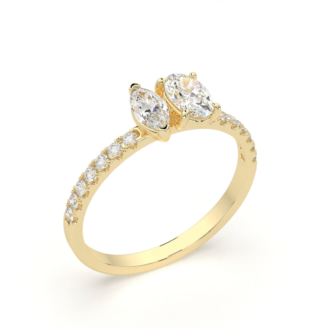 Lisette - Luxurious Dual-stone Ring