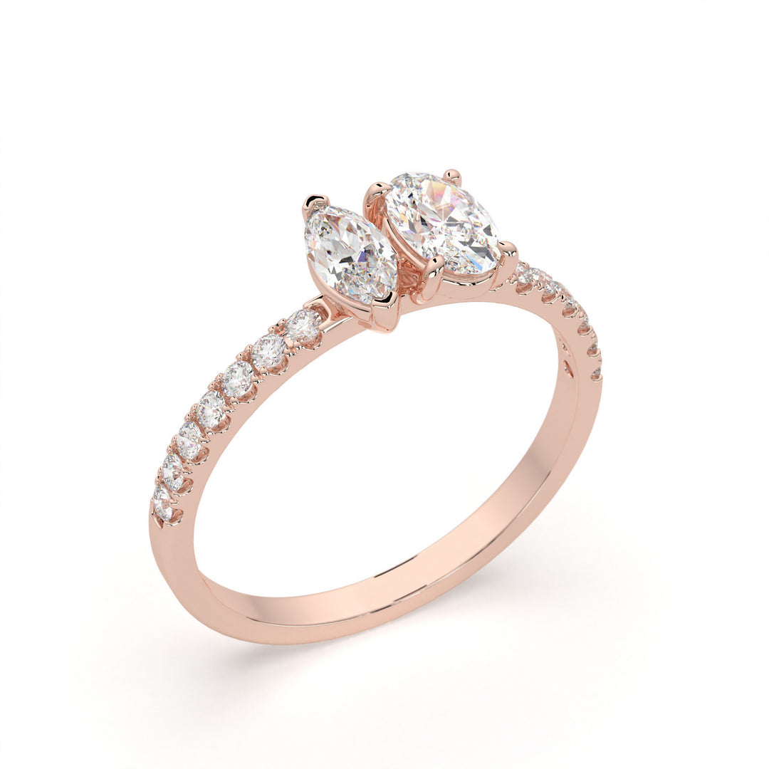 Lisette - Luxurious Dual-stone Ring