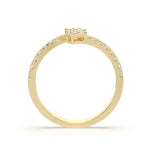 Load image into Gallery viewer, Hélène - Elegant twin-square diamond ring