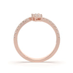 Load image into Gallery viewer, Hélène - Elegant twin-square diamond ring