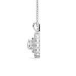 Load image into Gallery viewer, Coralie - Sunburst Diamond Halo Pendant