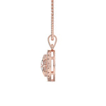 Load image into Gallery viewer, Colette - Radiant Diamond Halo Pendant