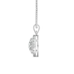 Load image into Gallery viewer, Colette - Radiant Diamond Halo Pendant