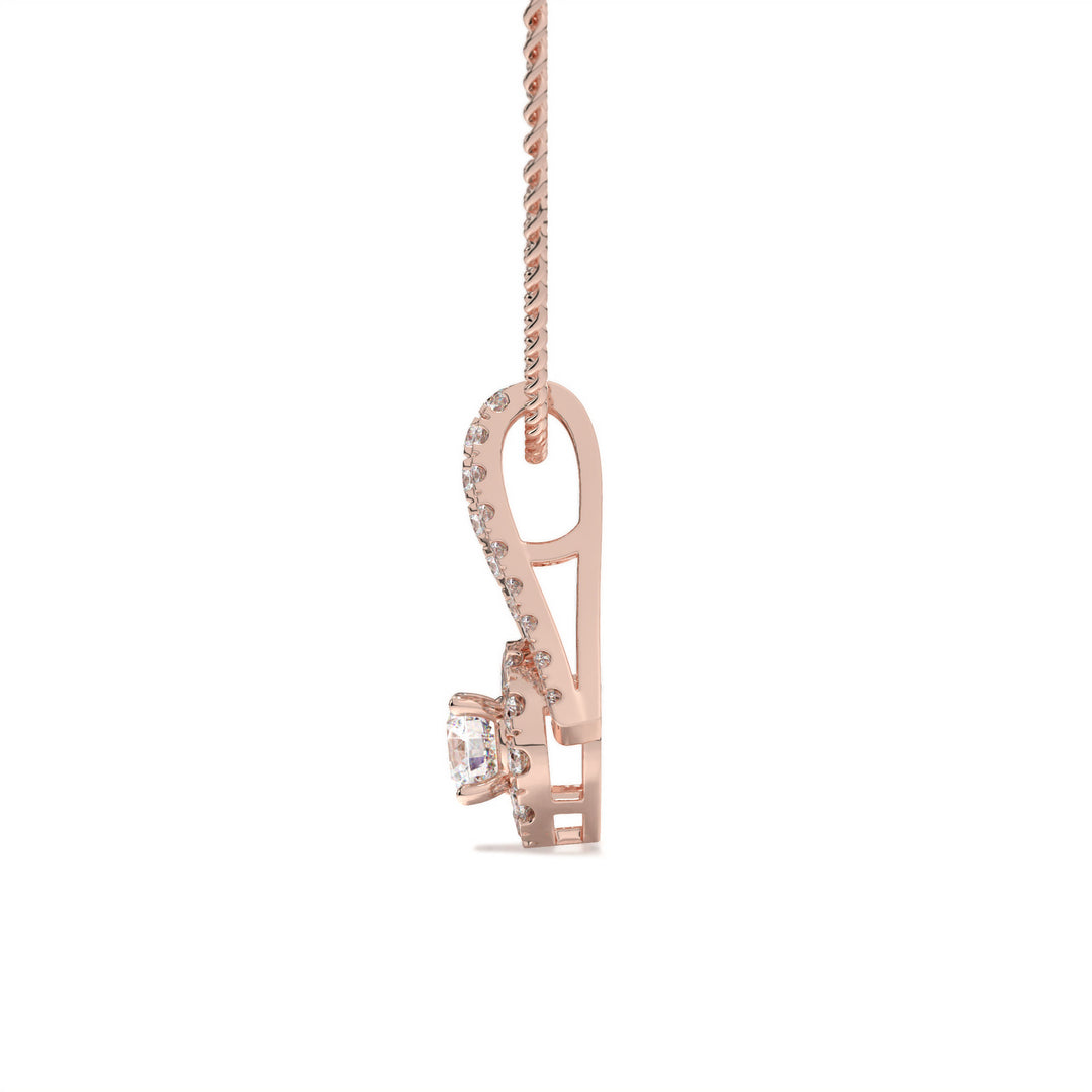 DaphnÃ©e  Radiant Gold Diamond Pendant