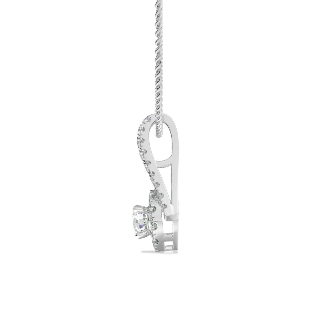 DaphnÃ©e  Radiant Gold Diamond Pendant