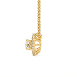 Load image into Gallery viewer, Élise - Brilliant Floral Diamond Pendant