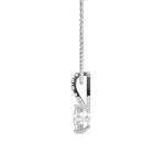 Load image into Gallery viewer, Léna- Graceful Solitaire Drop Pendant