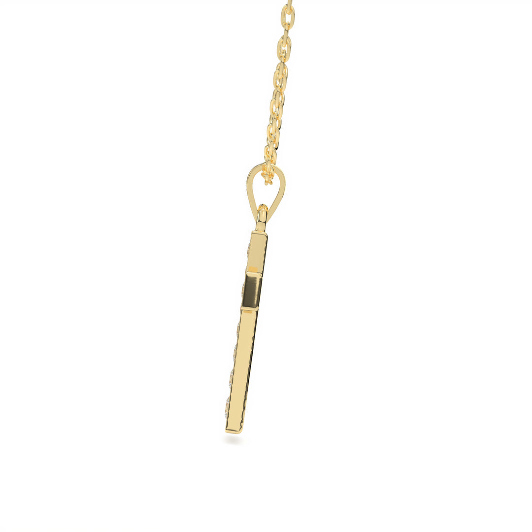 NoÃ¨le  Classic Cross Pendant with Diamonds