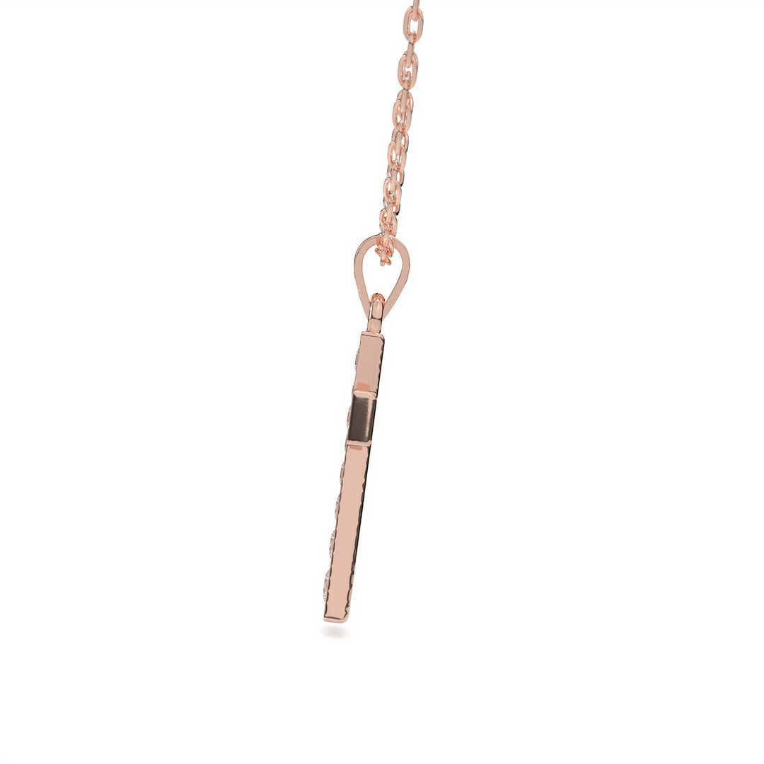 NoÃ¨le  Classic Cross Pendant with Diamonds