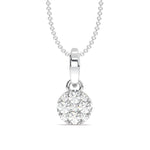 Load image into Gallery viewer, Lucie - Elegant Gold Pendant with Diamond Cluster
