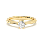 Load image into Gallery viewer, Elléa - 6 Claw Round Solitaire