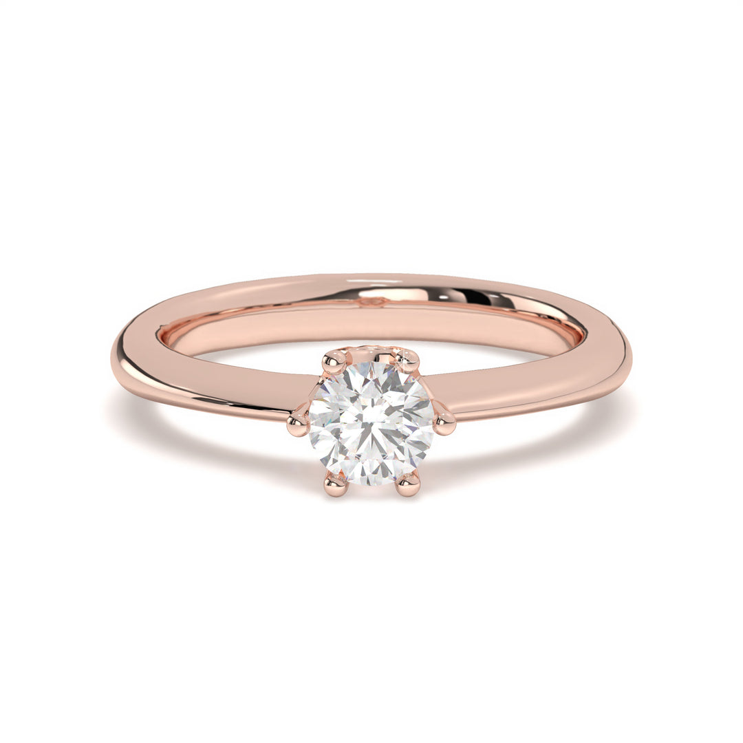 EllÃ©a  6 Claw Round Solitaire