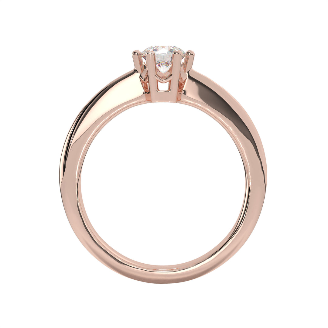 EllÃ©a  6 Claw Round Solitaire
