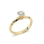 Load image into Gallery viewer, Élyna  - Round Solitaire With Bezel Set Front Diamond
