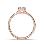 Load image into Gallery viewer, Aurélie - Emerald Solitaire with Tapered Band