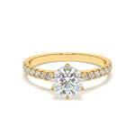 Load image into Gallery viewer, Camélia <br> Classic Solitaire Elegance