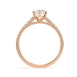 Load image into Gallery viewer, Bérénice - Oval diamond pavé ring