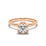 Load image into Gallery viewer, Béatrice - Pavé-accented hidden halo