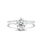 Load image into Gallery viewer, Sabine - Modern solitaire with twisted band