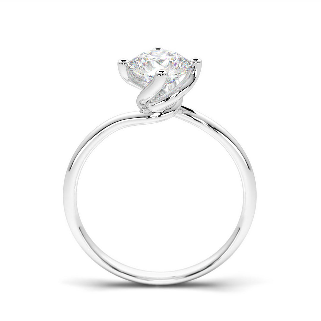 Sabine <br> Modern Solitaire with Twisted Band