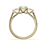 Load image into Gallery viewer, Charlotte - Radiant trio diamond ring