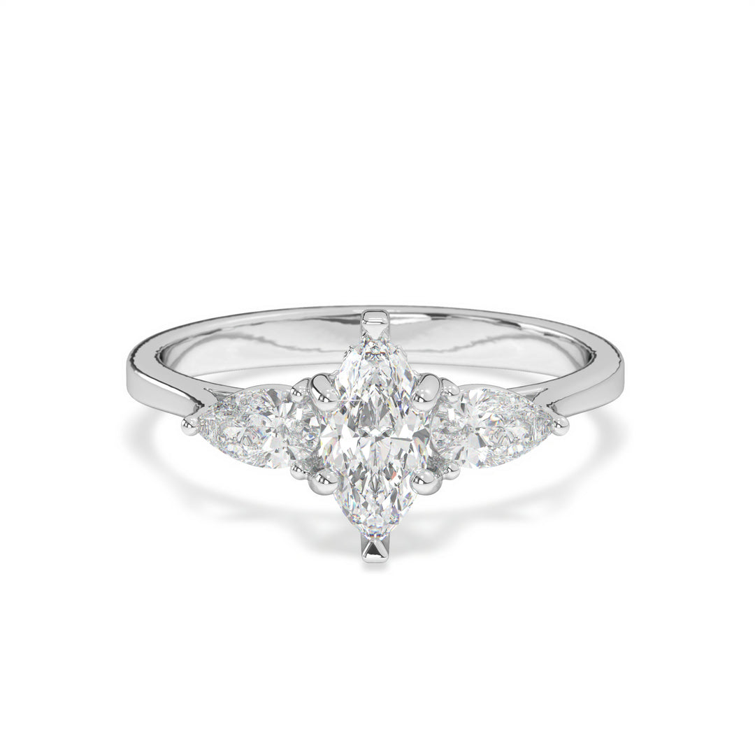 Benoîte <br> Marquise Trilogy Ring