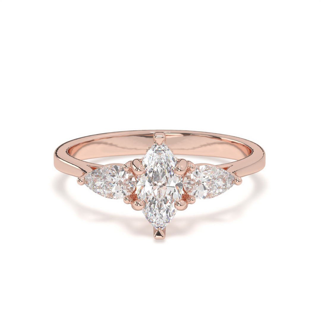 Benoîte <br> Marquise Trilogy Ring