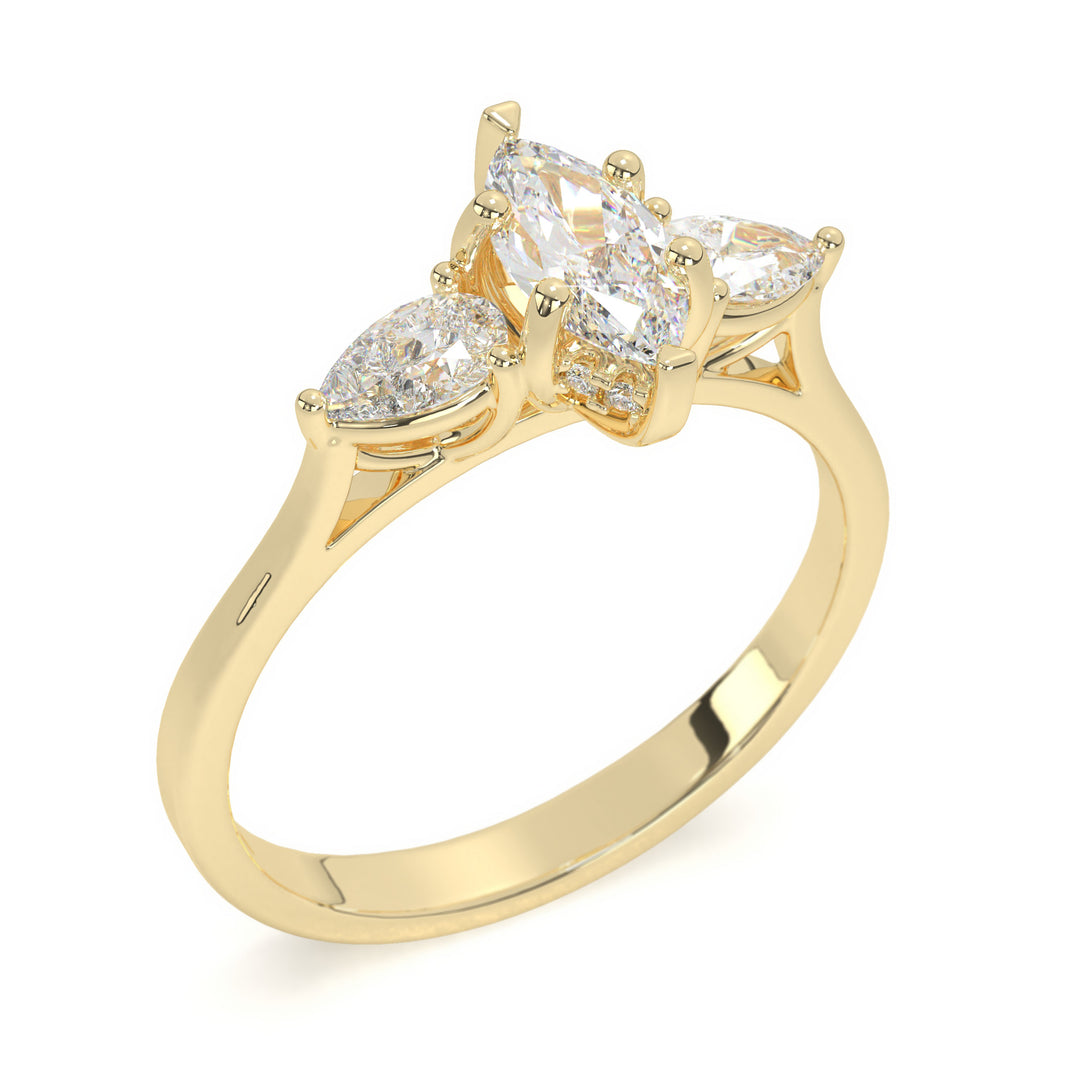 Benoîte <br> Marquise Trilogy Ring
